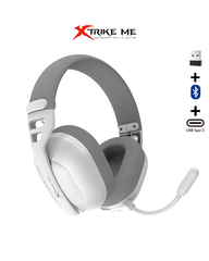 Xtrike Me GH-513W Tri-Mode Wireless Gaming Headset | Bluetooth 6.0 + 2.4G Wireless + Wired Connection for All Devices