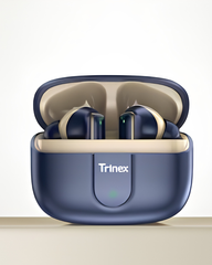 Trinex PowerPods AI-ANC Wireless Earbuds | AI Translation, 13mm Drivers, Quad Mic & 30H Long Battery Life