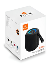 Kisonli Q26 Portable Bluetooth Speaker with RGB Lights & FM Radio