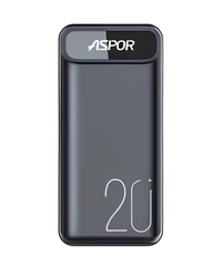 Aspor A396 10000mAh 22.5W Fast Charging Power Bank with PD & QC Support