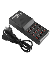 12 Port USB Fast Charger 12A High-Speed Multi USB Charging Station for Multiple Devices
