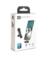 K9 Dual Wireless Microphone with Type-C & iPhone Converter for Android, iPhone & Content Creators