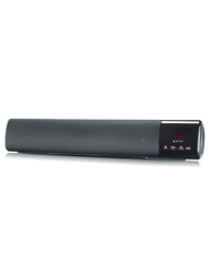 Kisonli LED-800B Portable Bluetooth Speaker | Wireless Soundbar with Digital Clock, FM, USB & TF Card