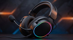 Xtrike Me GH-509 Wired Stereo Gaming Headset with Microphone | RGB Backlight Gaming Headphones for PC & Laptop