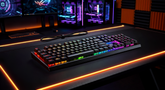Xtrike Me GK-803 EN-104 Mechanical Gaming Keyboard | Rainbow LED Backlit USB Wired Keyboard for PC, Laptop & Gaming Setup