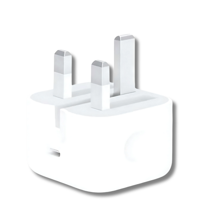 iPhone 20W 3-Pin Adapter – Fast UK Plug Charger – T&S Traders