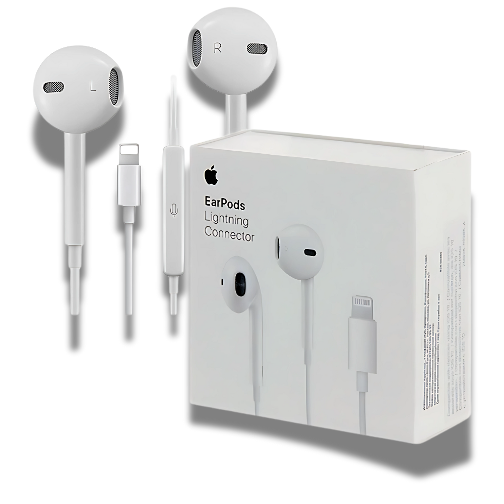 Apple iPhone Lightning Handsfree – Original Style Wired EarPods with Mic 🎧 Crystal-Clear Calls & Music – Just Like the Original!