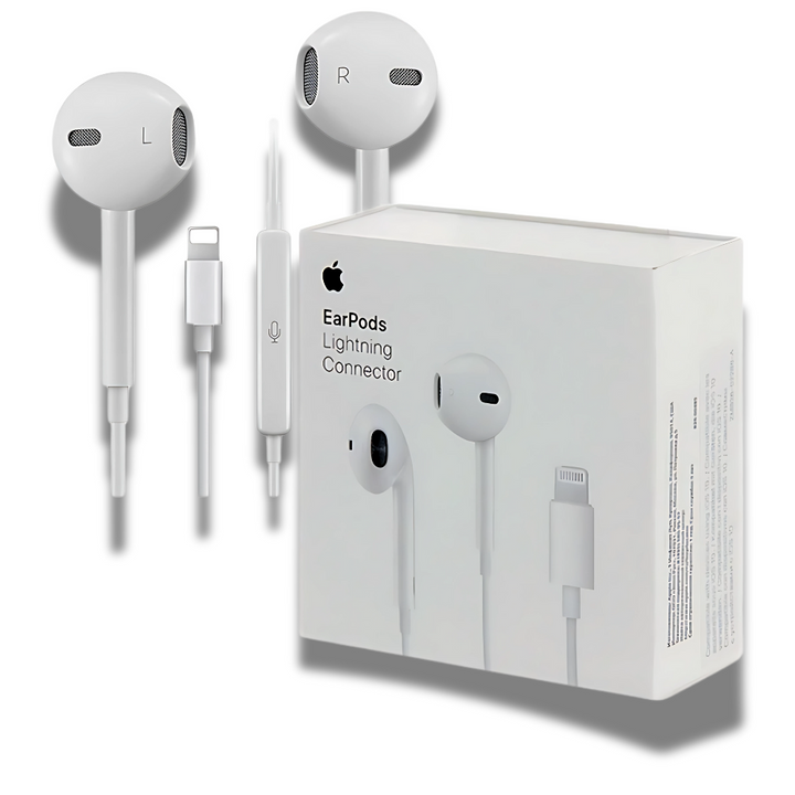 Apple iPhone Lightning Handsfree – Original Style Wired EarPods with Mic 🎧 Crystal-Clear Calls & Music – Just Like the Original!
