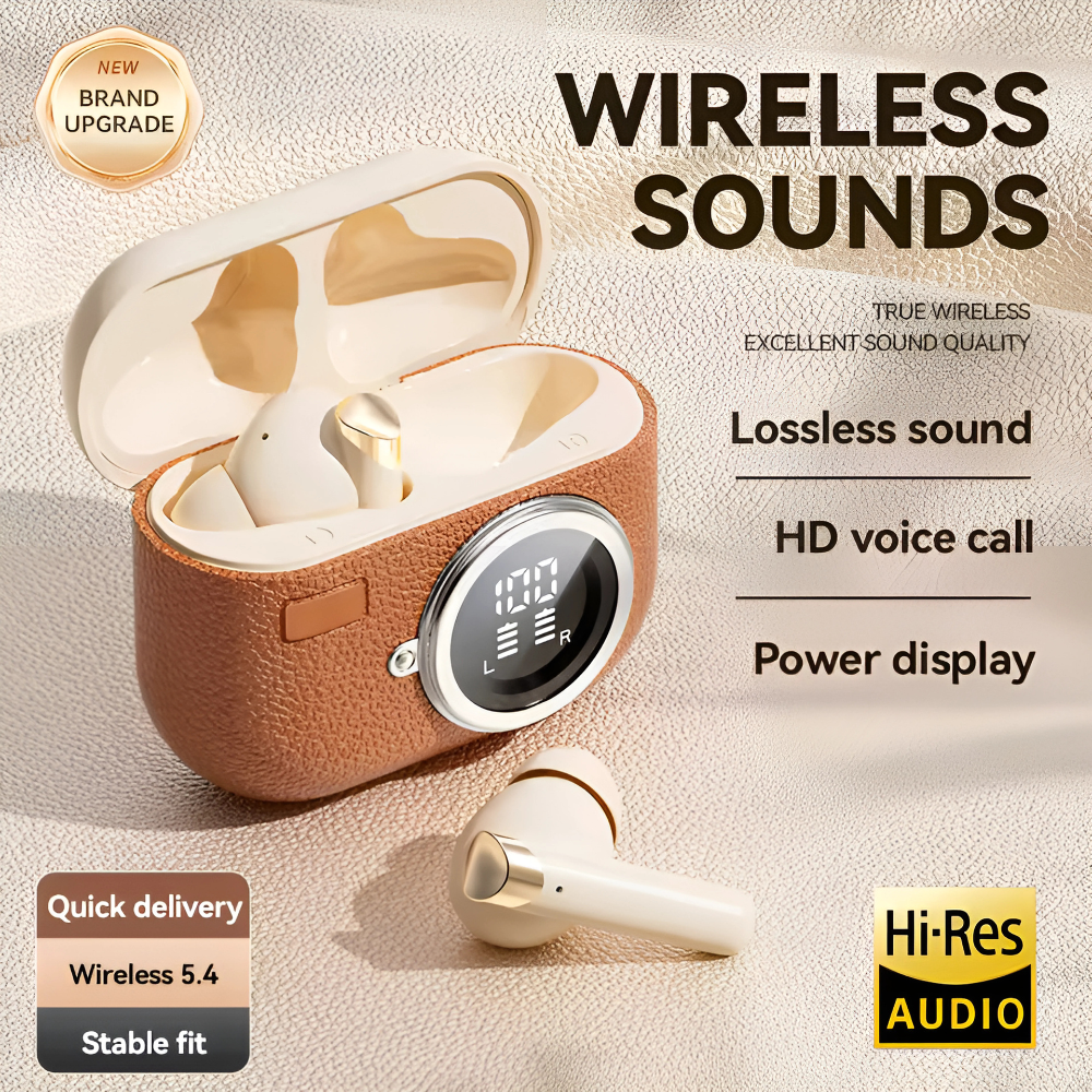 M88 ENC + ANC Wireless Bluetooth Headset HD Talk ENC Noise Canceling Headset TWS Touch Control Linear Headset