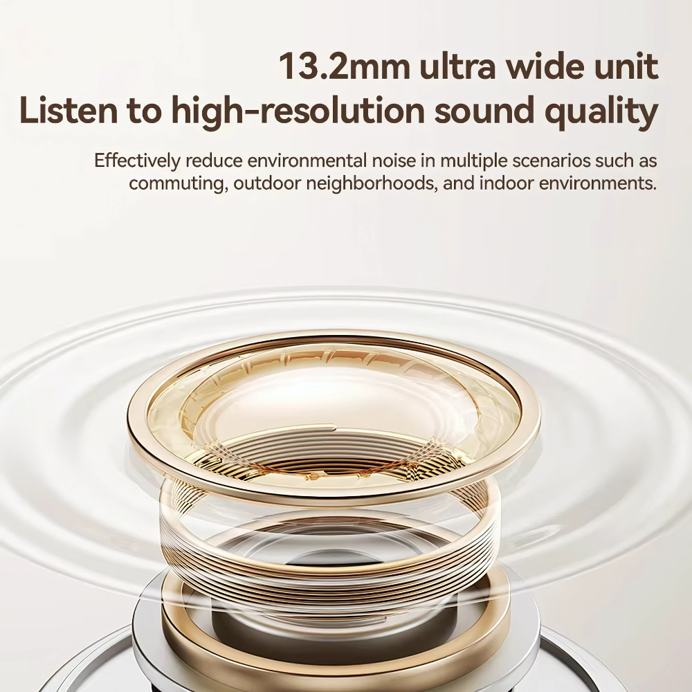 M88 ENC + ANC Wireless Bluetooth Headset HD Talk ENC Noise Canceling Headset TWS Touch Control Linear Headset