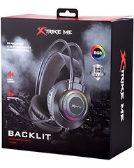 Xtrike Me GH-509 Wired Stereo Gaming Headset with Microphone | RGB Backlight Gaming Headphones for PC & Laptop