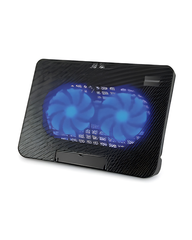 Speed X N99 Dual Fan Laptop Cooling Pad | RGB LED Light Dual USB Port Adjustable Stand for Gaming Laptop