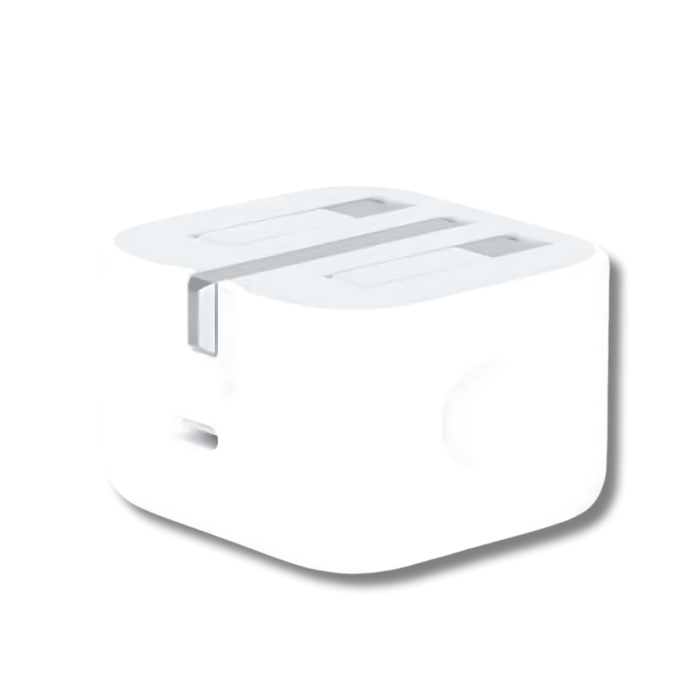 iPhone 20W 3-Pin Adapter – Fast UK Plug Charger – T&S Traders