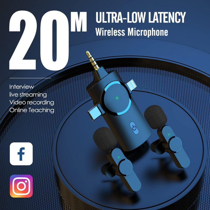 K35 3 in 1 Wireless Mic