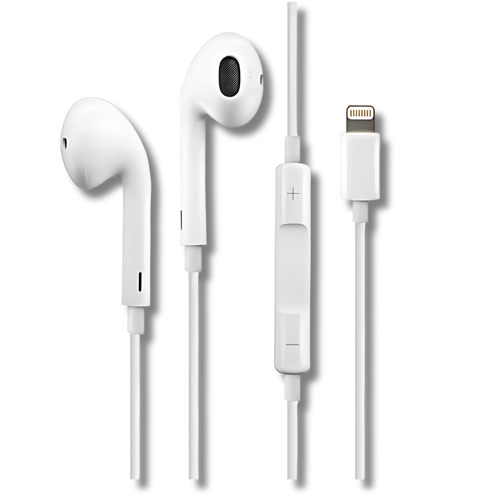 Apple iPhone Lightning Handsfree – Original Style Wired EarPods with Mic 🎧 Crystal-Clear Calls & Music – Just Like the Original!