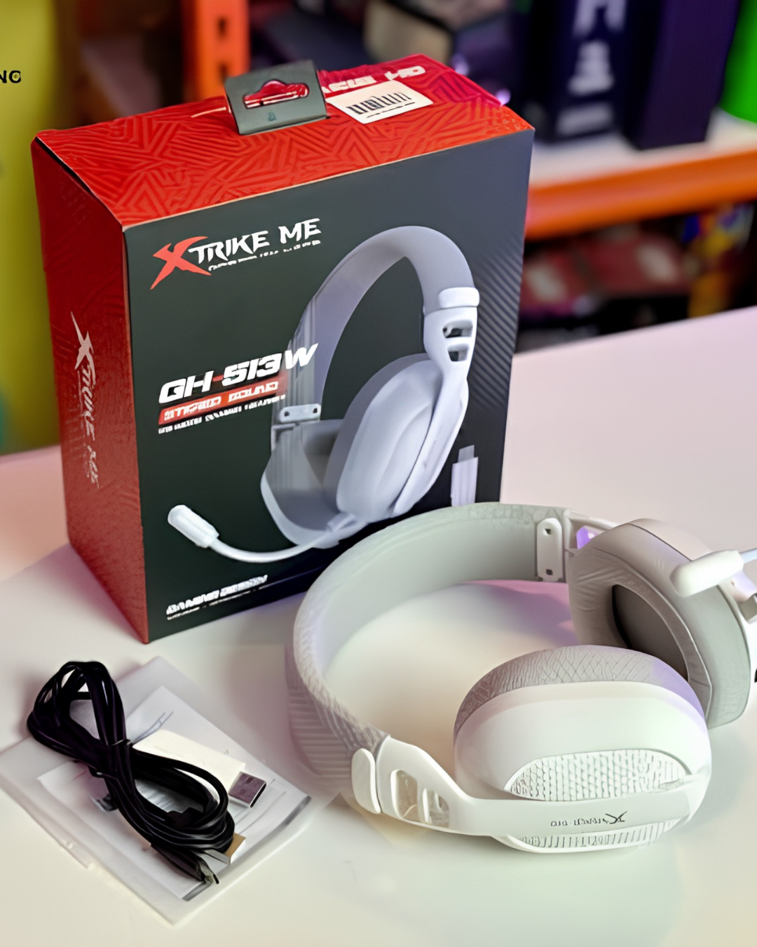 Xtrike Me GH-513W Tri-Mode Wireless Gaming Headset | Bluetooth 6.0 + 2.4G Wireless + Wired Connection for All Devices