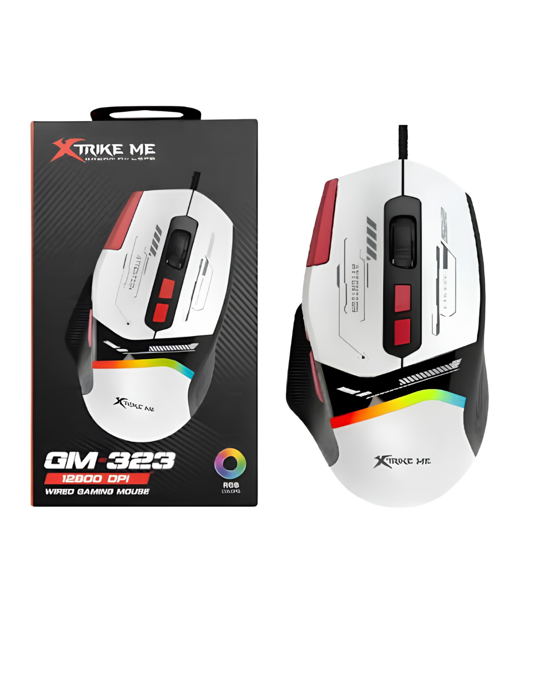 Xtrike Me GM-323 RGB Gaming Mouse | High Precision Wired USB Gaming Mouse for PC & Laptop