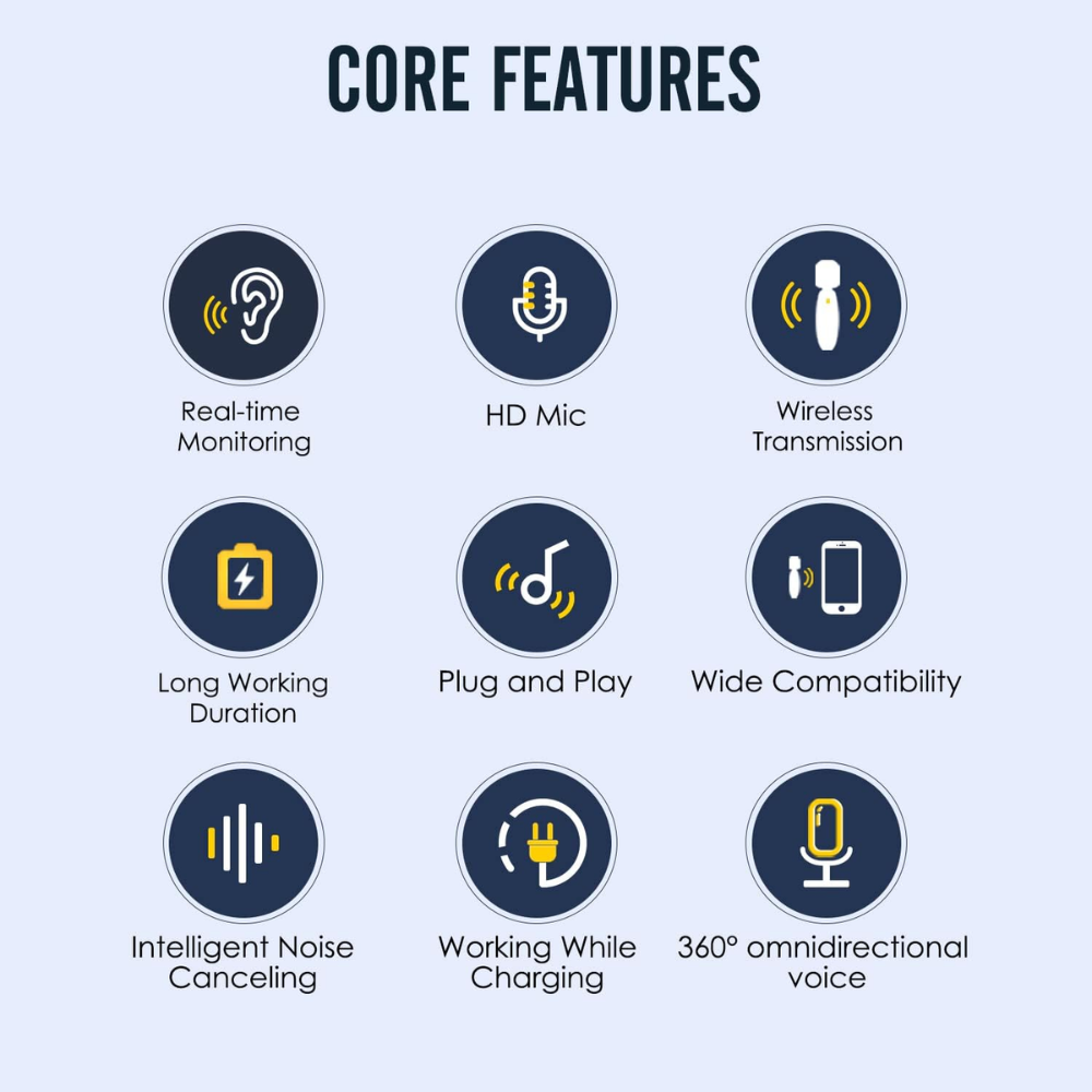 K35 3 in 1 Wireless Mic