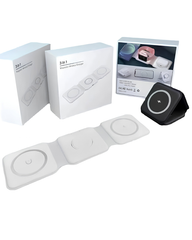3-in-1 Magnetic Wireless Charger Multifunction Fast Charging Station for iPhone, Apple Watch & AirPods