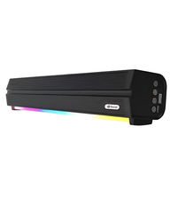 Kisonli LED-802 Portable Bluetooth Soundbar Speaker with RGB Lights & FM Radio