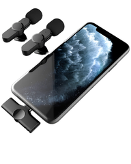 K9 Dual Wireless Microphone with Type-C & iPhone Converter for Android, iPhone & Content Creators