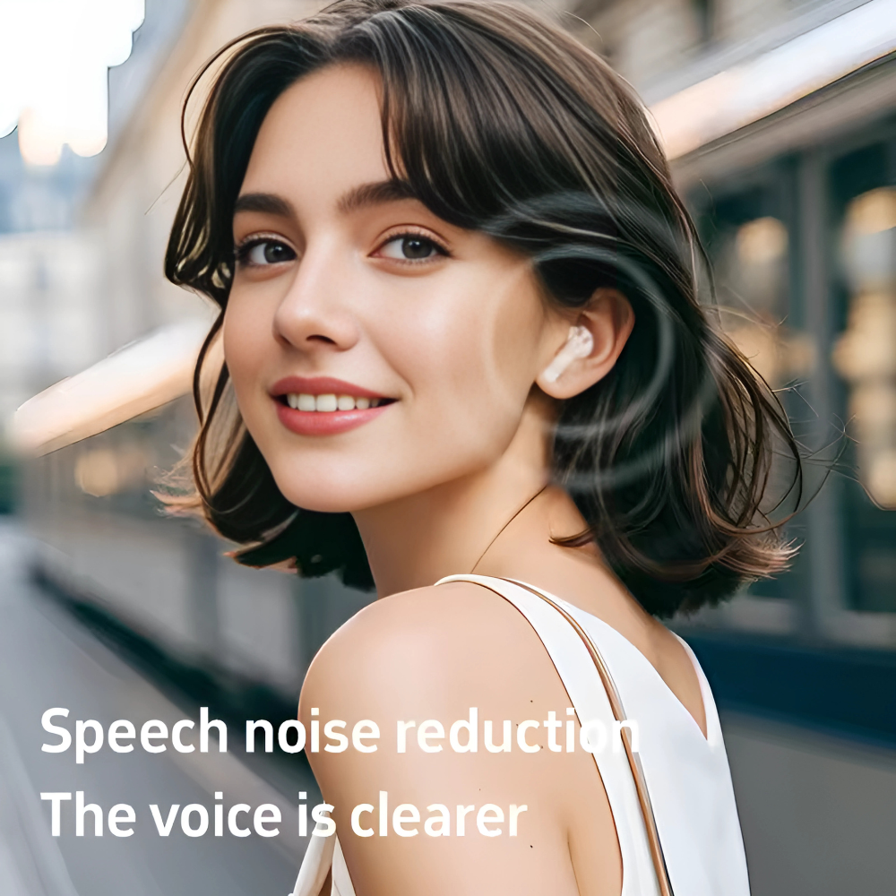 M88 ENC + ANC Wireless Bluetooth Headset HD Talk ENC Noise Canceling Headset TWS Touch Control Linear Headset