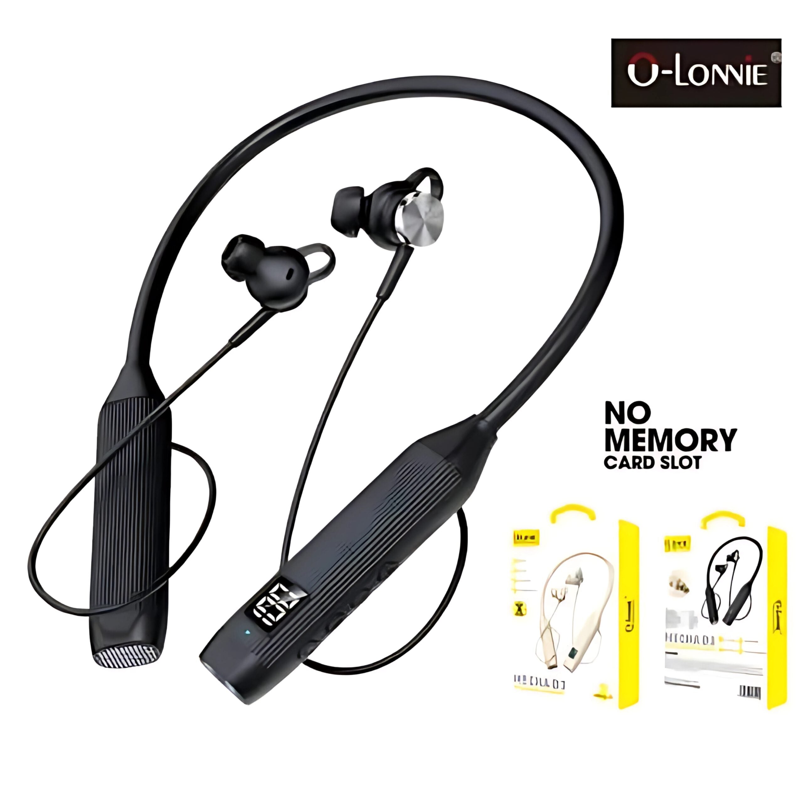 O-LONNIE D3 Bluetooth Earphones 5.3 Wireless Headphone Sport Neckband Neck-hanging TWS