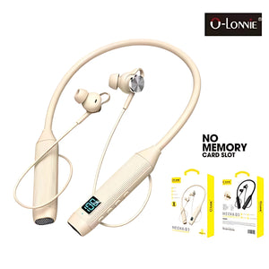O-LONNIE D3 Bluetooth Earphones 5.3 Wireless Headphone Sport Neckband Neck-hanging TWS