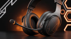Xtrike Me GH-513W Tri-Mode Wireless Gaming Headset | Bluetooth 6.0 + 2.4G Wireless + Wired Connection for All Devices