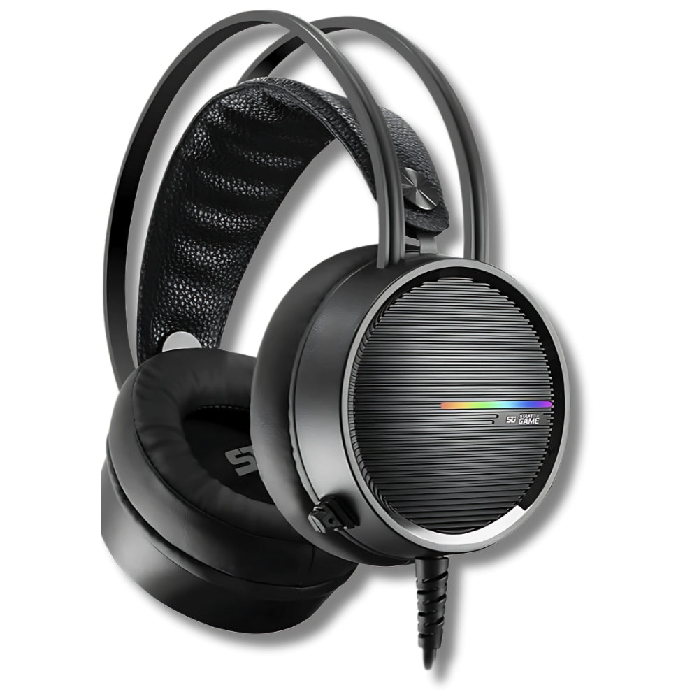 Vorago Gamer HS-502 Headband – Wired Gaming Headset with Mic & RGB