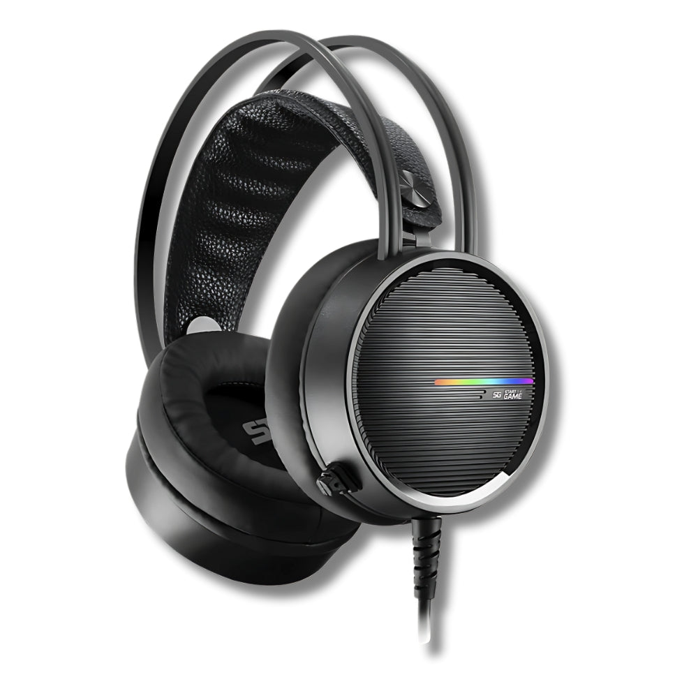 Vorago Gamer HS-502 Headband – Wired Gaming Headset with Mic & RGB