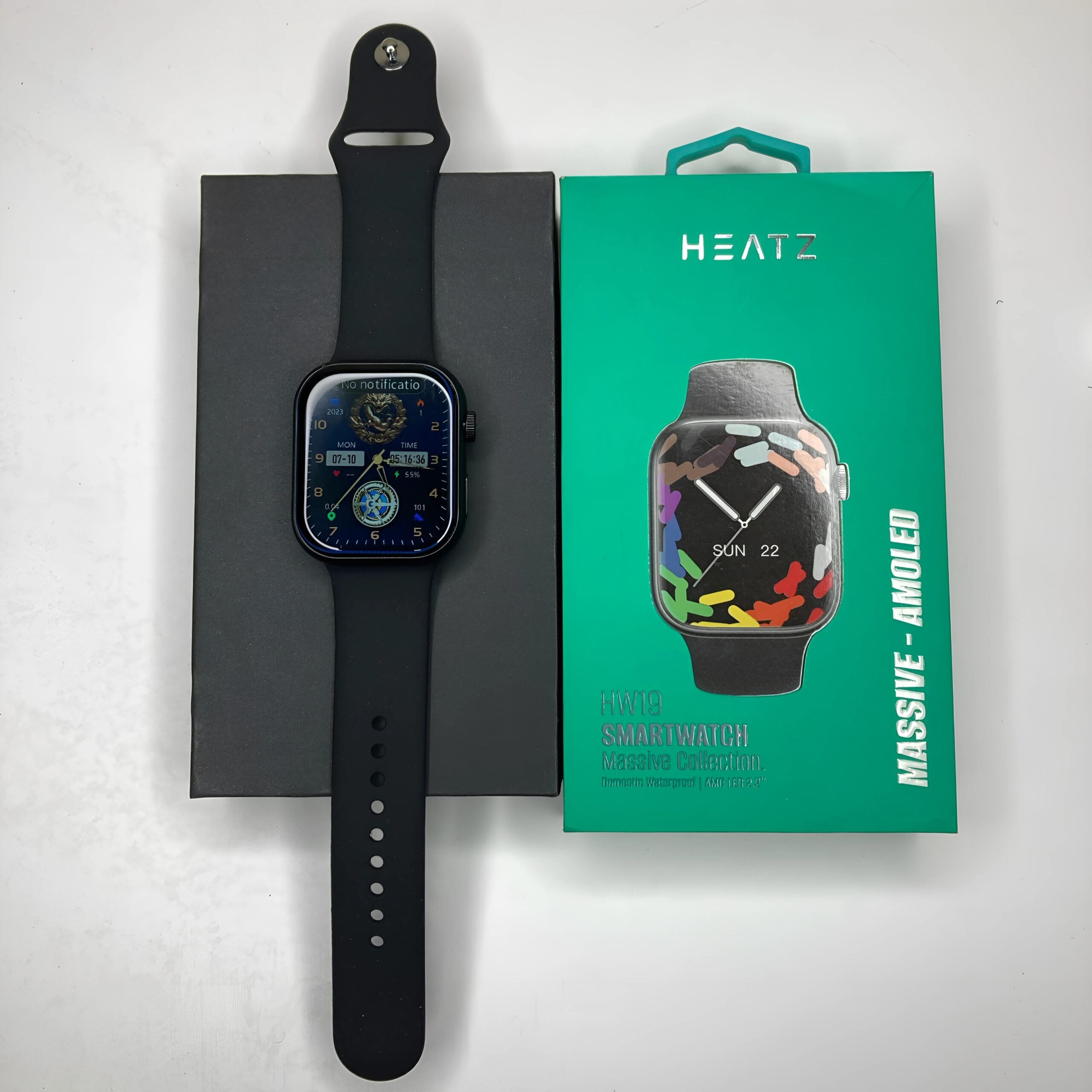 Heatz HW19 Smartwatch – 1.85" HD, Bluetooth Calling – T&S Traders