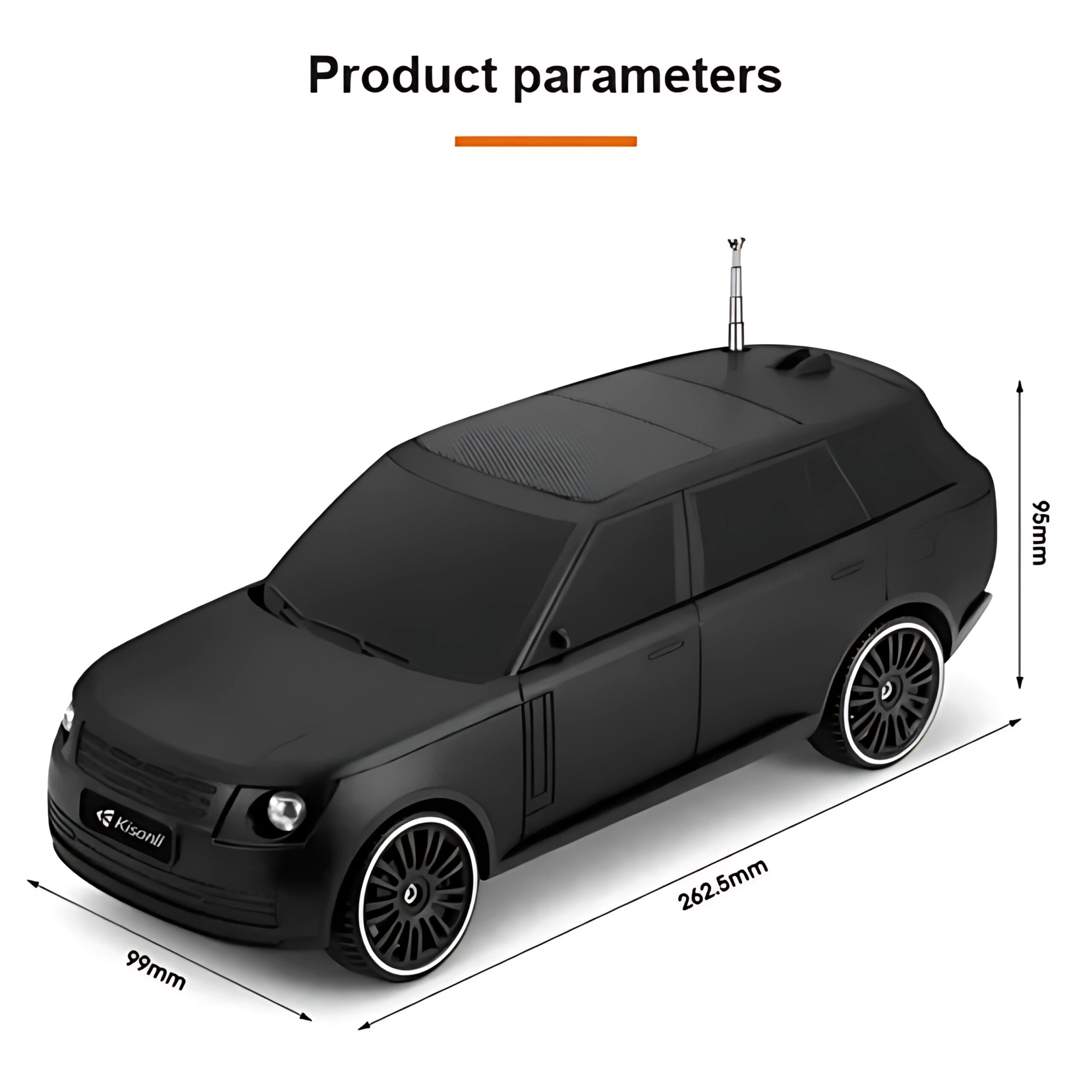 Kisonli B3 Car Bluetooth Speaker – Solar/Wireless Charging – T&S Traders