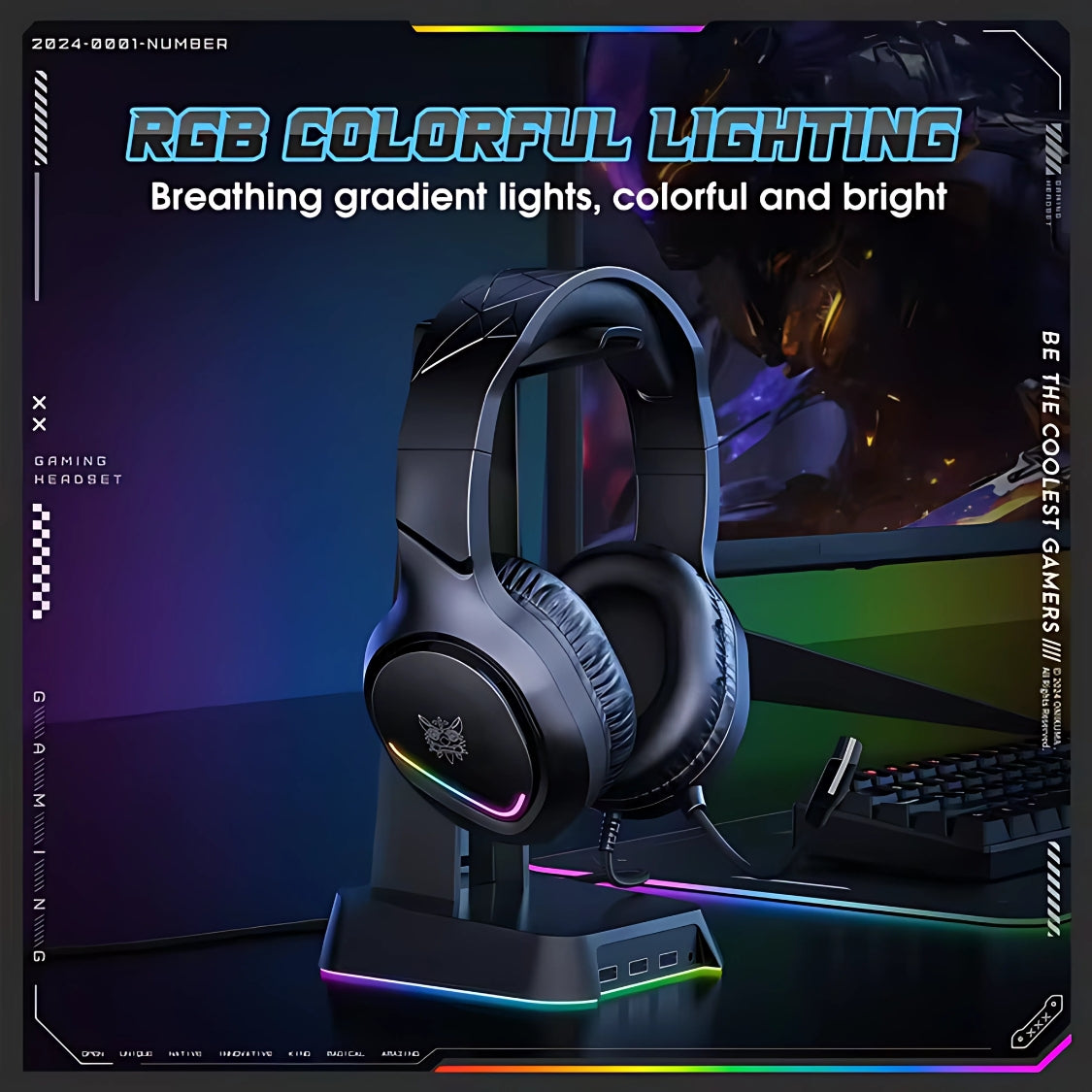 ONIKUMA X31 Wired Gaming Headset – Professional Noise-Cancelling Headphones | T&S Traders