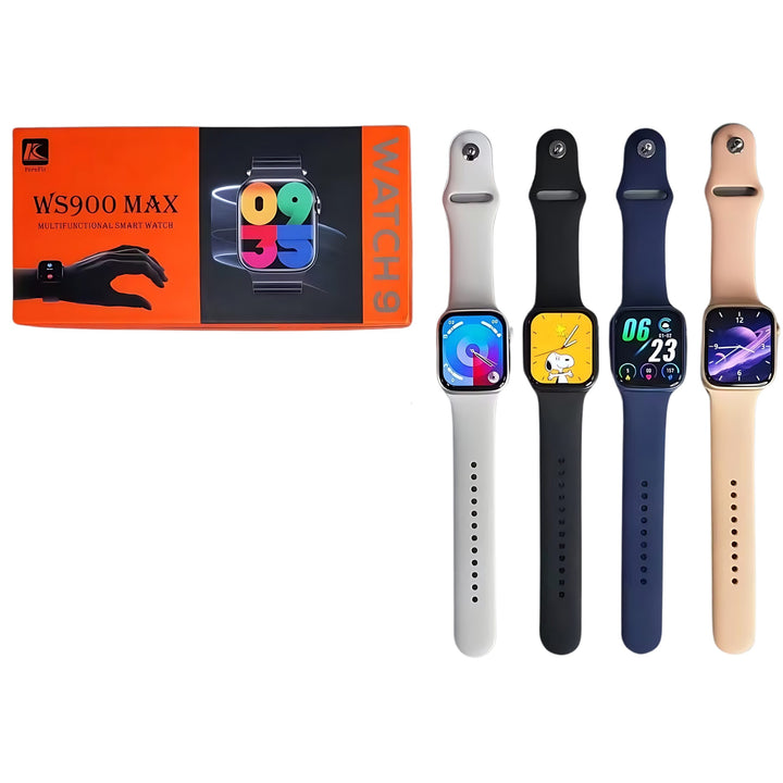 WS 900 Max Smart Watch – Premium Bluetooth Calling Smartwatch with Health & Fitness Tracking