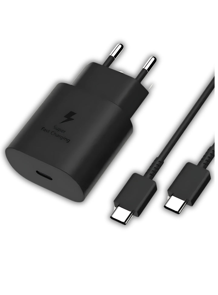 Samsung 25W Super Fast Charger with Cable – PD Adapter