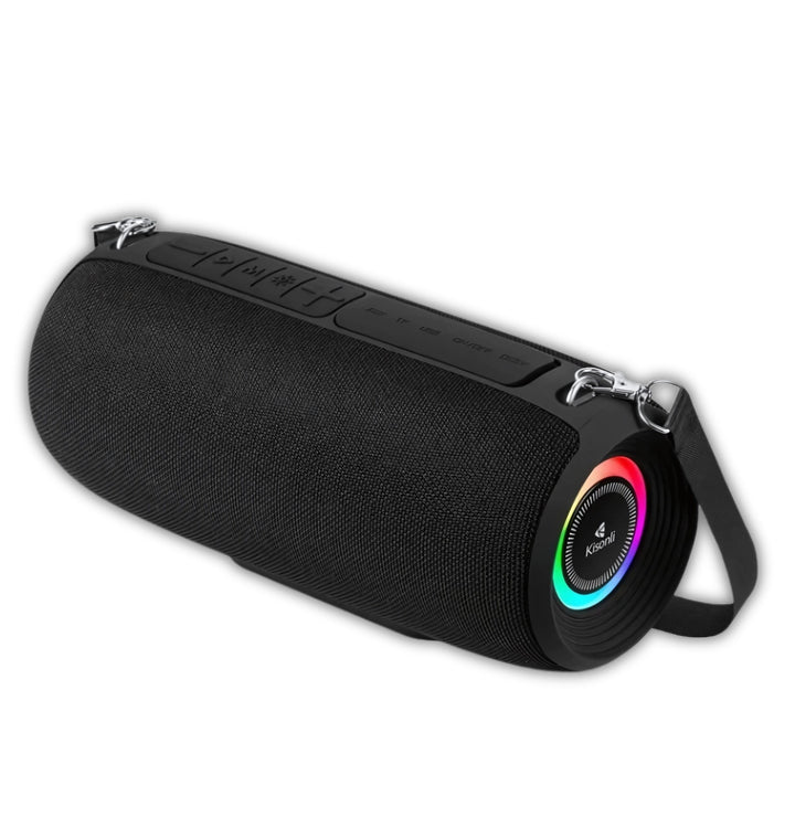 Kisonli Q28 10W Bluetooth Speaker – RGB Lights, TWS, FM/USB/TF – T&S Traders