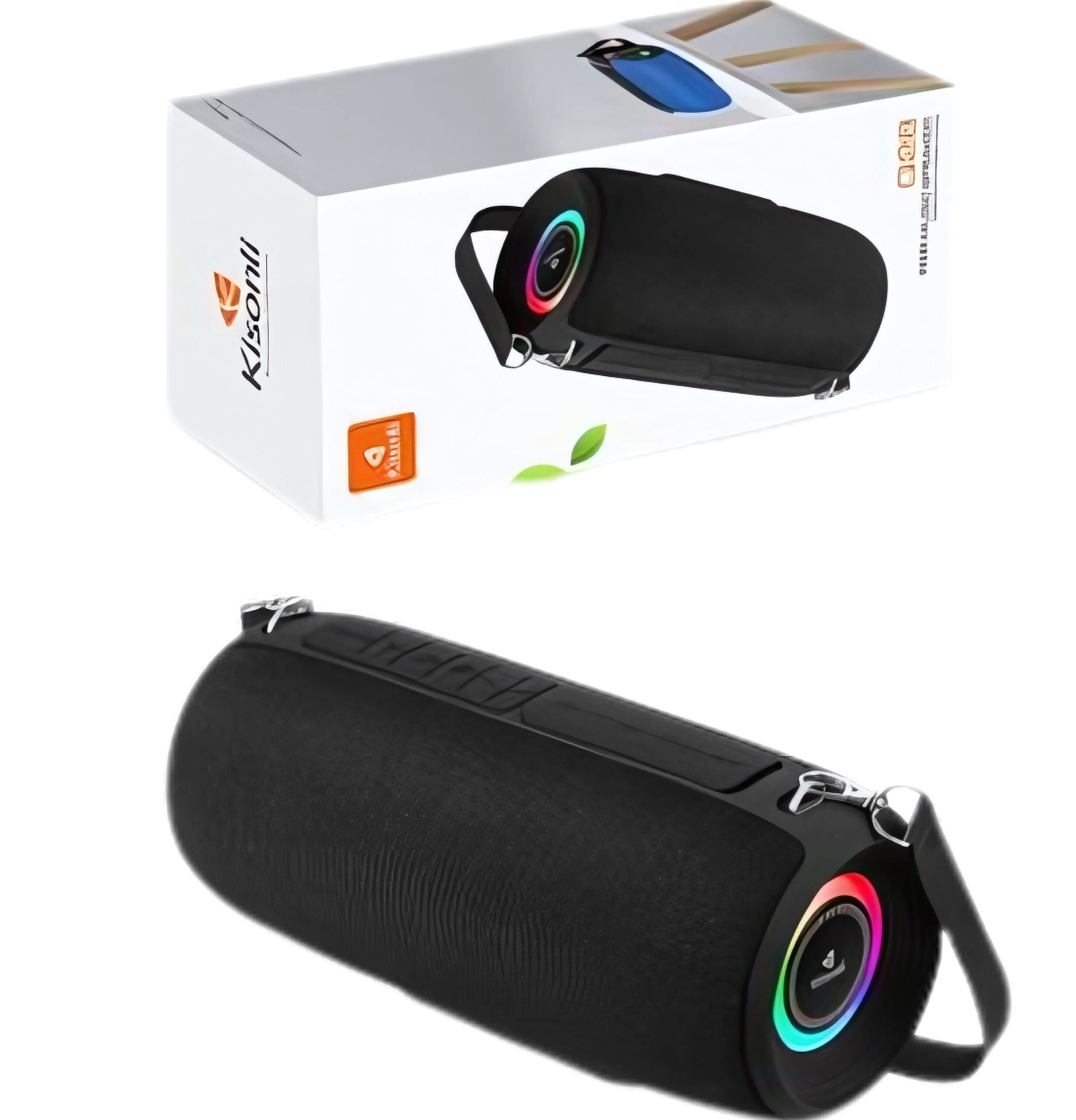 Kisonli Q28 10W Bluetooth Speaker – RGB Lights, TWS, FM/USB/TF – T&S Traders
