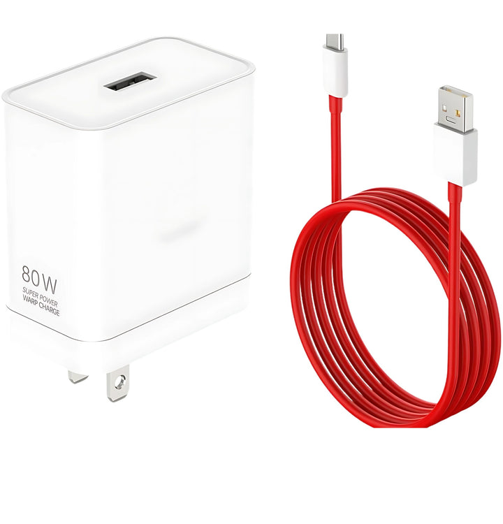 OnePlus 80W SuperVOOC Charger – Ultra-Fast Charging