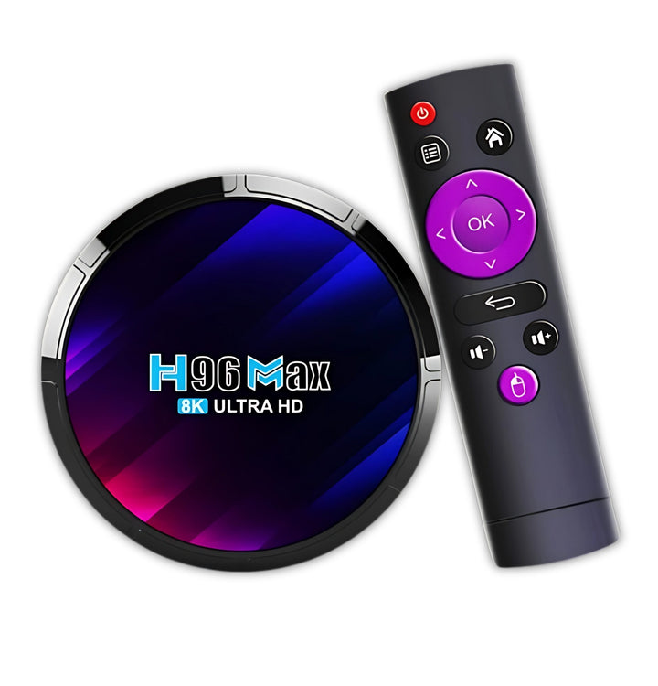 H96 Max Android TV Box 13.0 – 4GB/64GB, 4K Streaming – T&S Traders