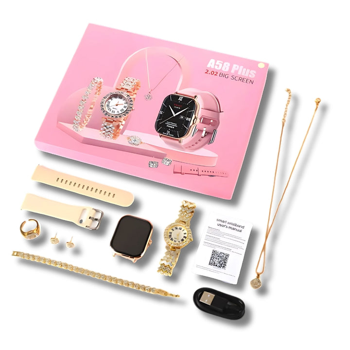 A58 Plus Smart Watch – Stylish Unisex Smartwatch with Bluetooth Calling & Health Tracking