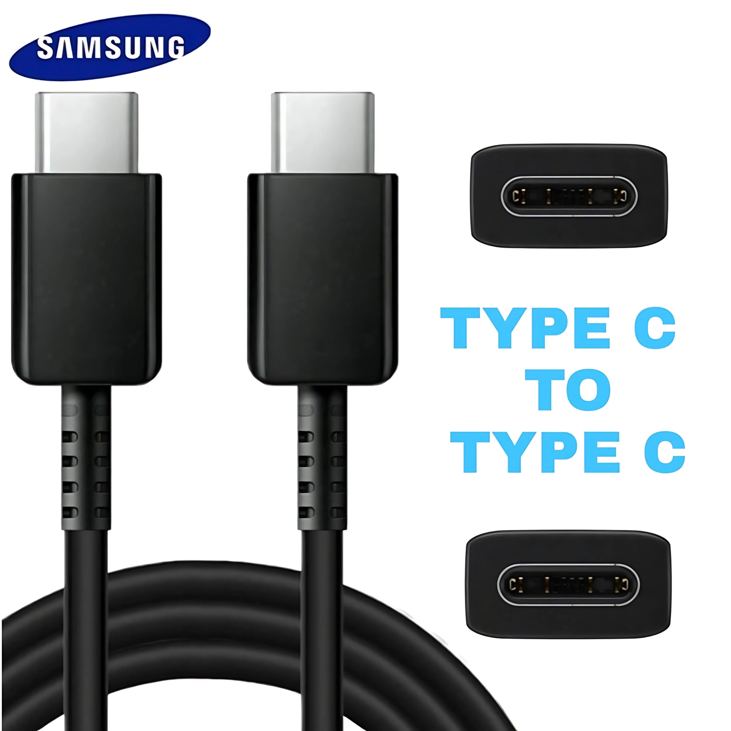 Original Samsung Type-C to Type-C Cable – Fast Charging & Data Sync –