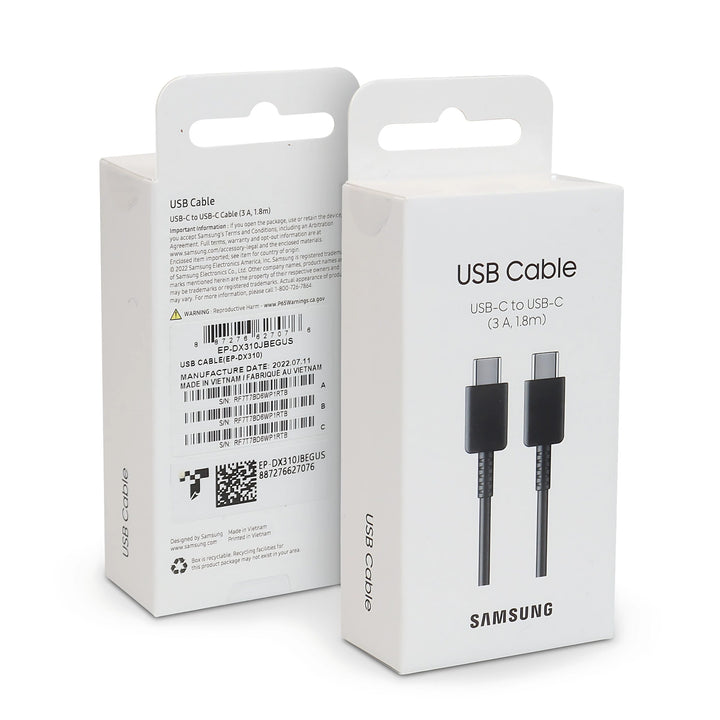Original Samsung Type-C to Type-C Cable – Fast Charging & Data Sync –