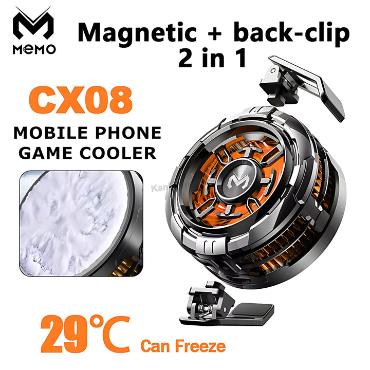 Memo Cx08 Cooling Fan – Magnetic RGB Fan