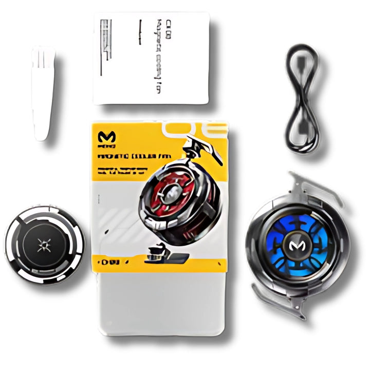 Memo Cx08 Cooling Fan – Magnetic RGB Fan