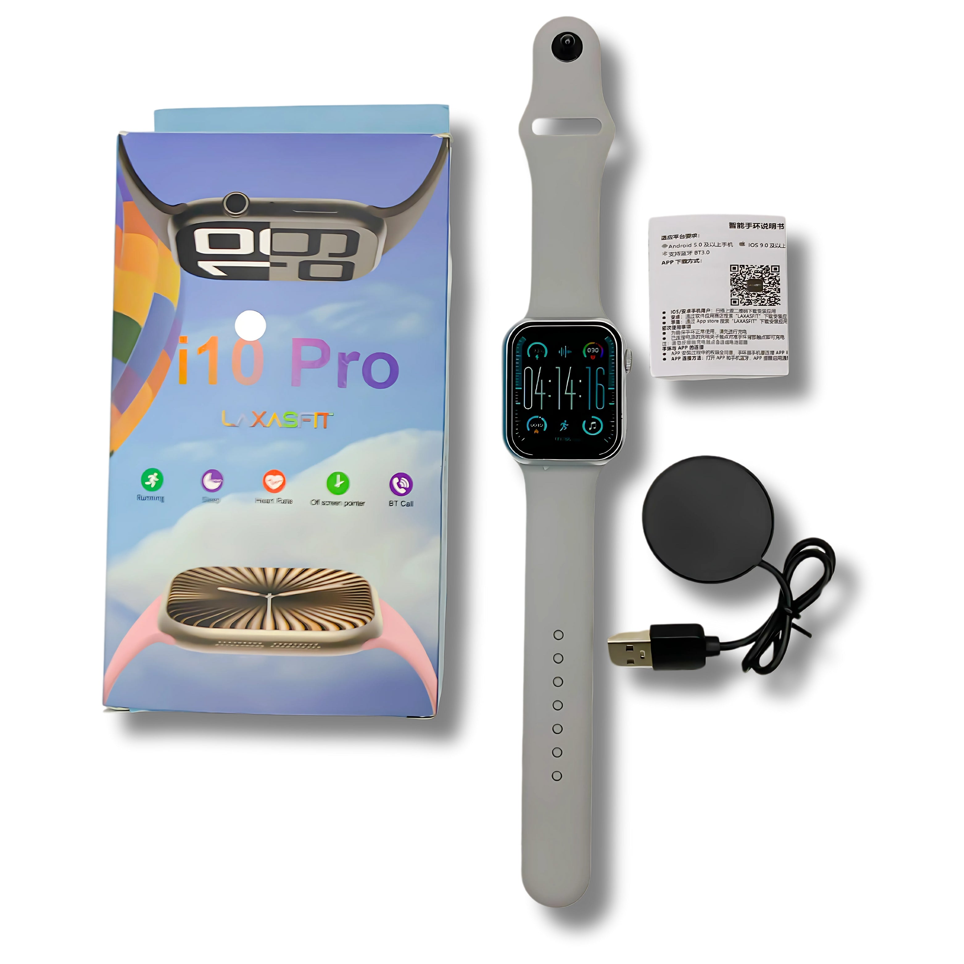 i10 Pro Smartwatch – Bluetooth Calling, 1.85" HD Display – T&S Traders
