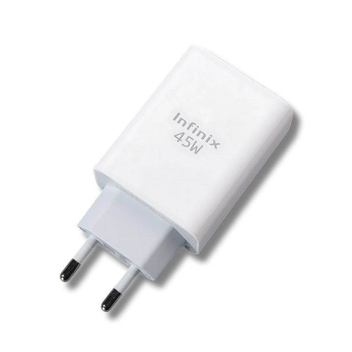 Infinix 45W Original Fast Charger – Ultra-Fast Charging (100% Genuine)| T&S Traders
