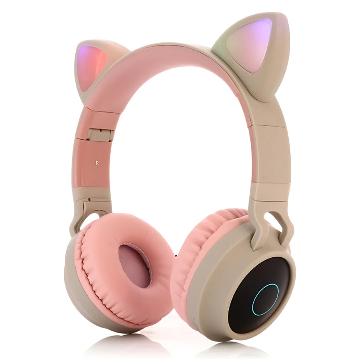 M31 Cat Ear Kids Bluetooth Headphones - Wireless &amp; Wired (Pink/Blue/Black) | T&S Traders