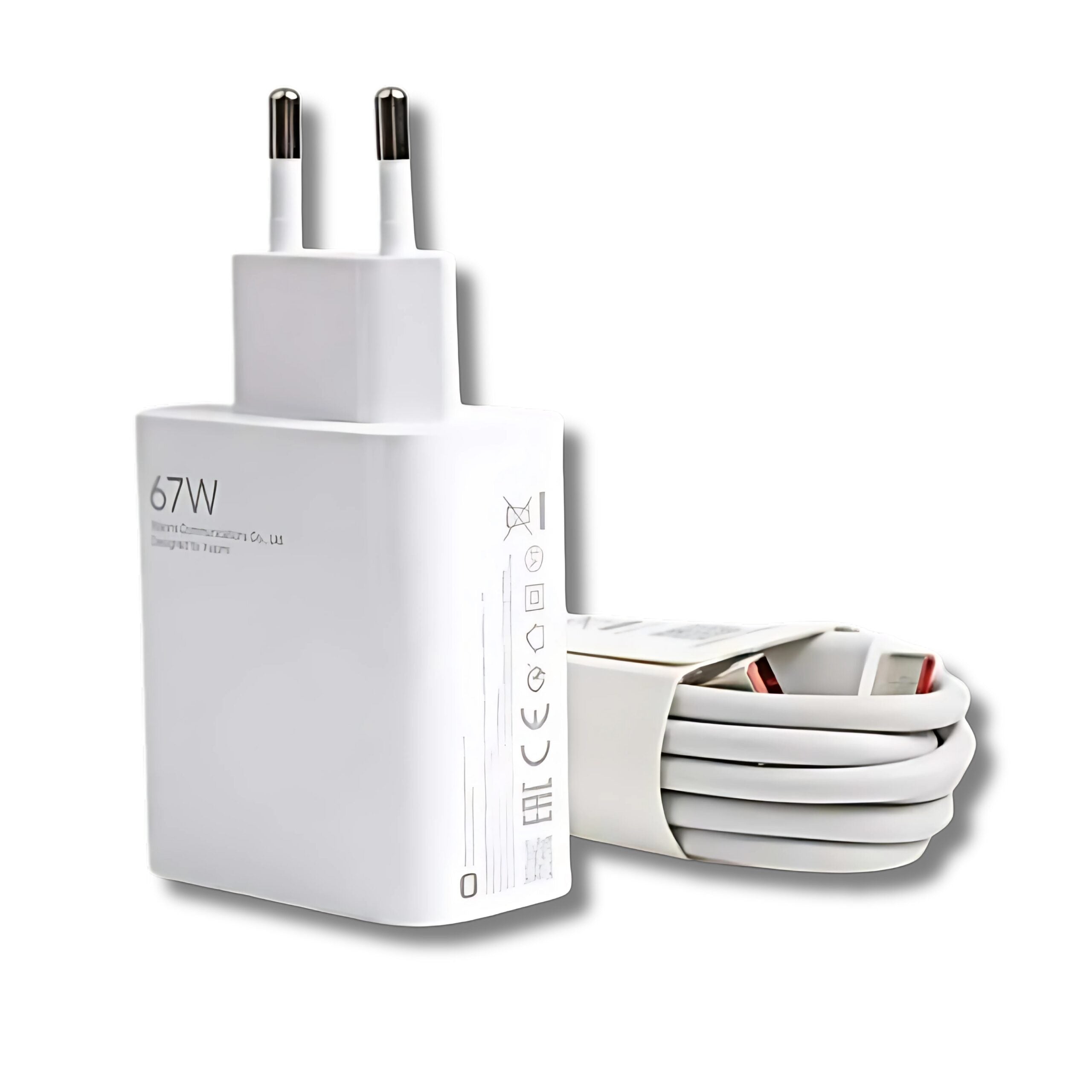 Xiaomi 67W Quick Charger with USB-A to Type-C Cable | Original Fast Charger for Redmi Note 12/11 | Pakistan