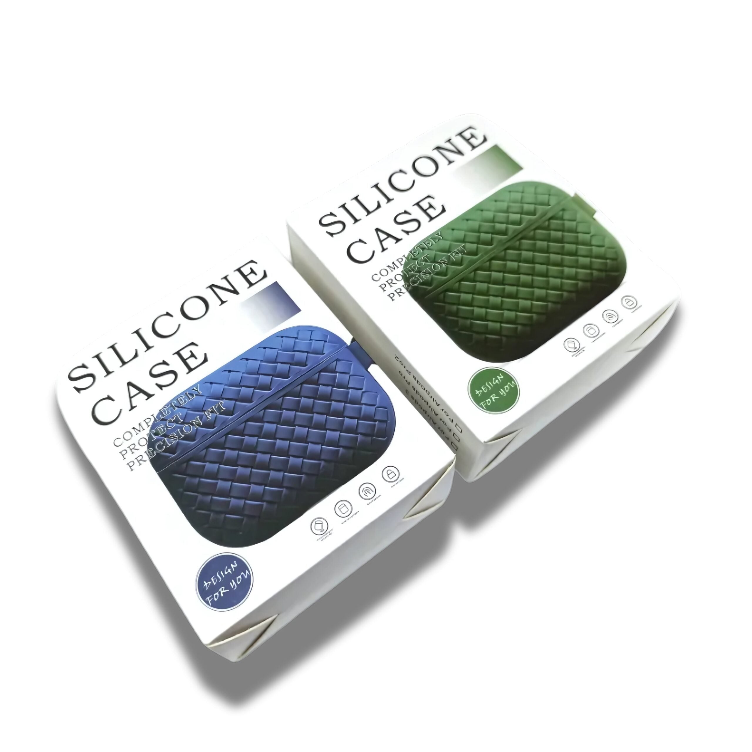 Airpods Pro 2022 / 2019 Woven Pattern Silicone Soft Case
